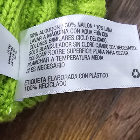 NWT Victor Glemaud Wool Blend Crewneck Pullover Sweater Pink/Green SZ S - Picture 10 of 10